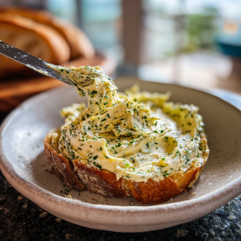 Kräuterbutter Mit Knoblauch Und Limette