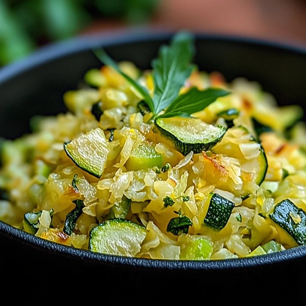 Zucchini-Reis-Pfanne