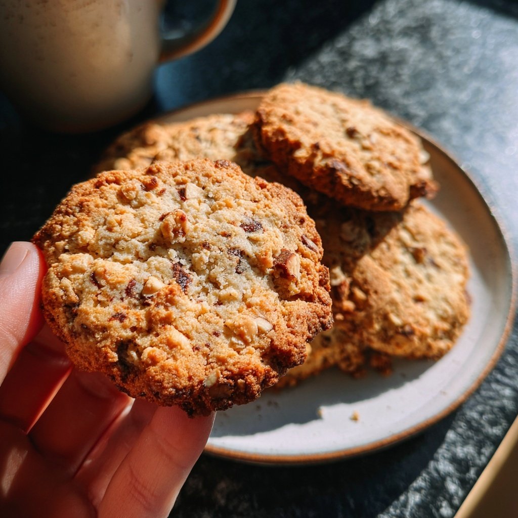 Cookies mit Haselnussstücken