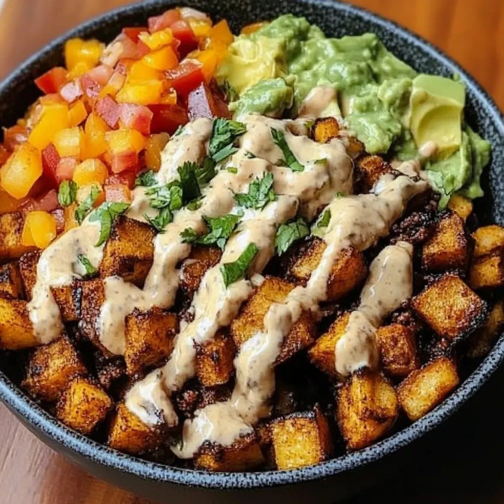 Süßkartoffel Burrito Bowl