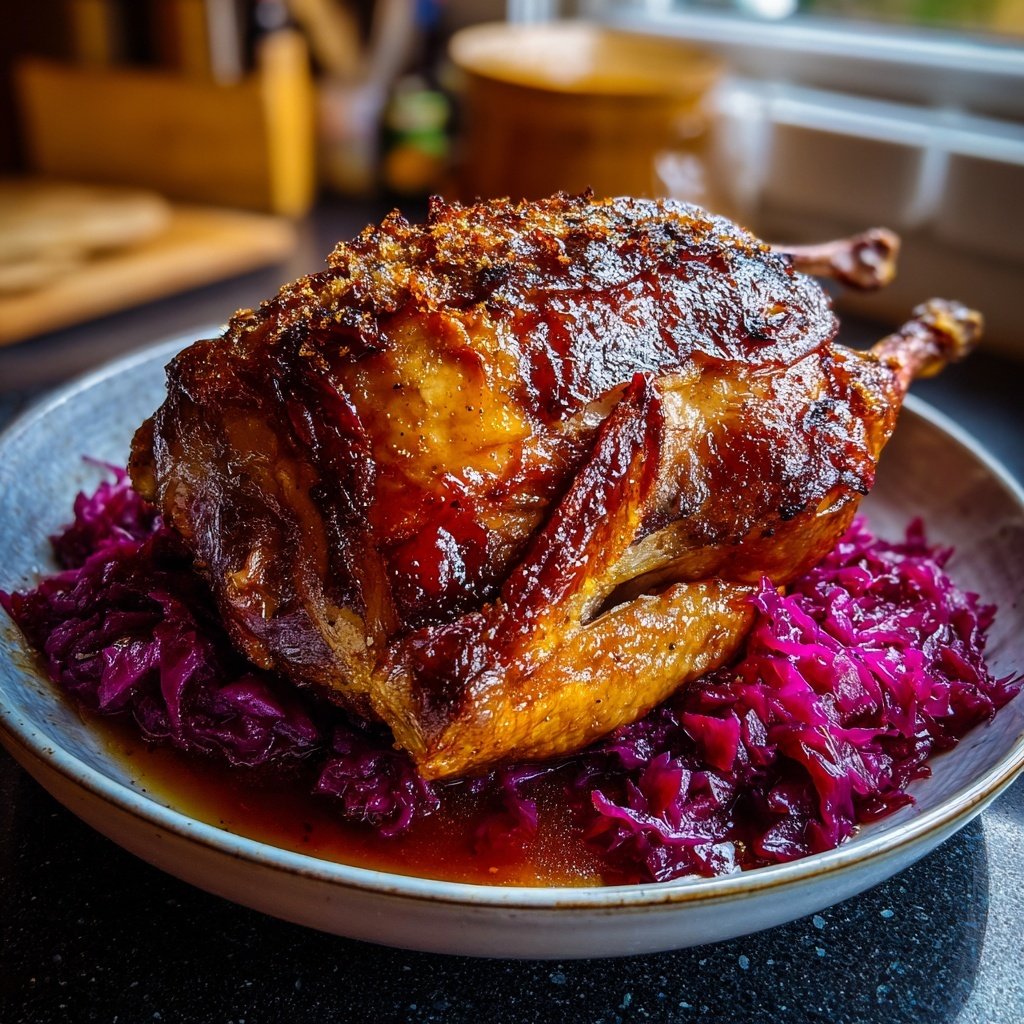Saisonal & Festlich Weihnachtsgans mit Rotkohl