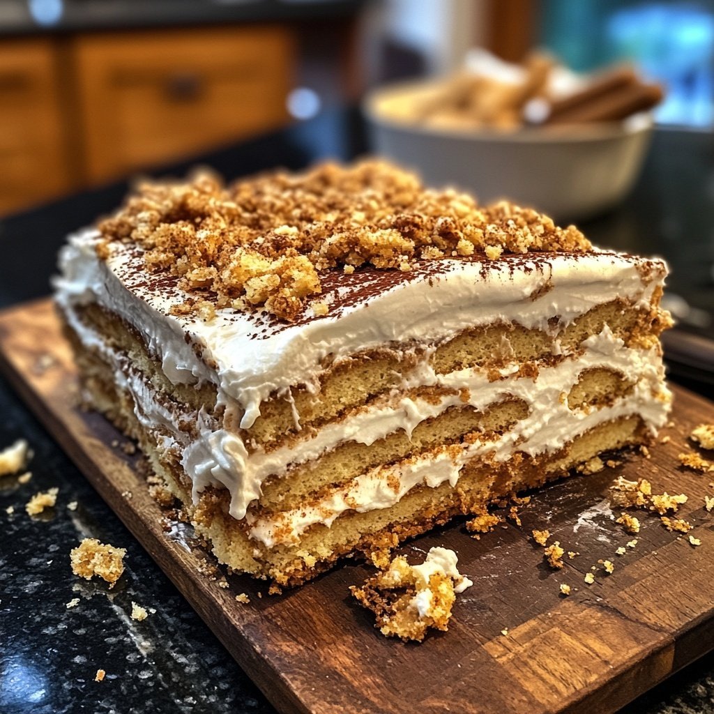 Super einfaches Lebkuchen Tiramisu ohne Ei