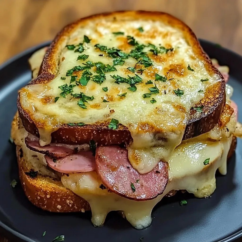 Gourmet-Pilz-Croque-Monsieur