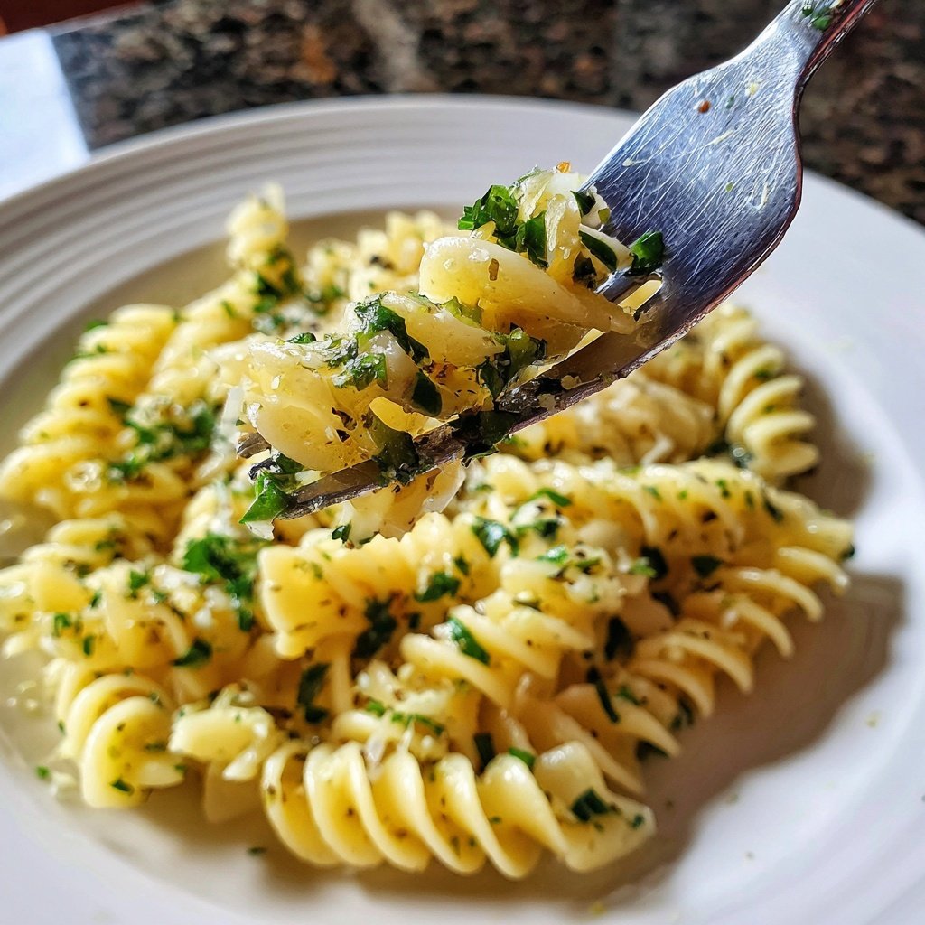 Schnell & Einfach 15-Minuten Knoblauchpasta