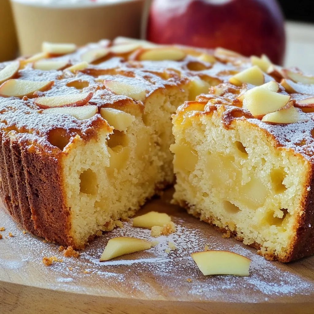 Apfelkuchen mit Quark und Rührteig
