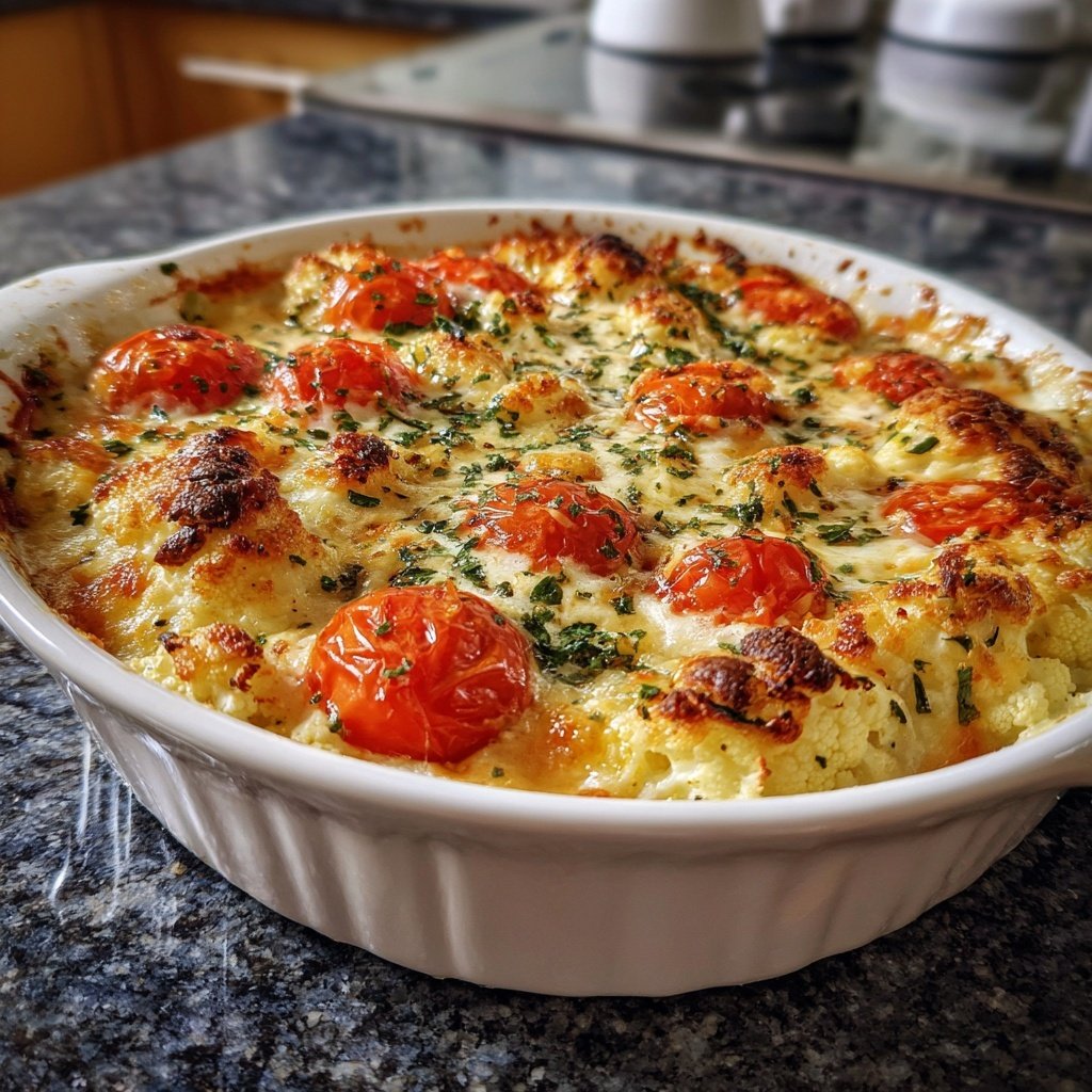 Blumenkohl Auflauf Mit Tomaten